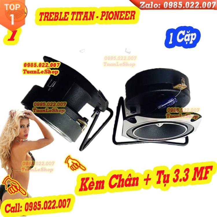 LOA SIÊU TREBLE PIO NEER VUÔNG TITAN TỐT + KÈM CHÂN + TỤ 3,3MF 250V ĐÃ HÀN SẴN – GIÁ 01 CẶP