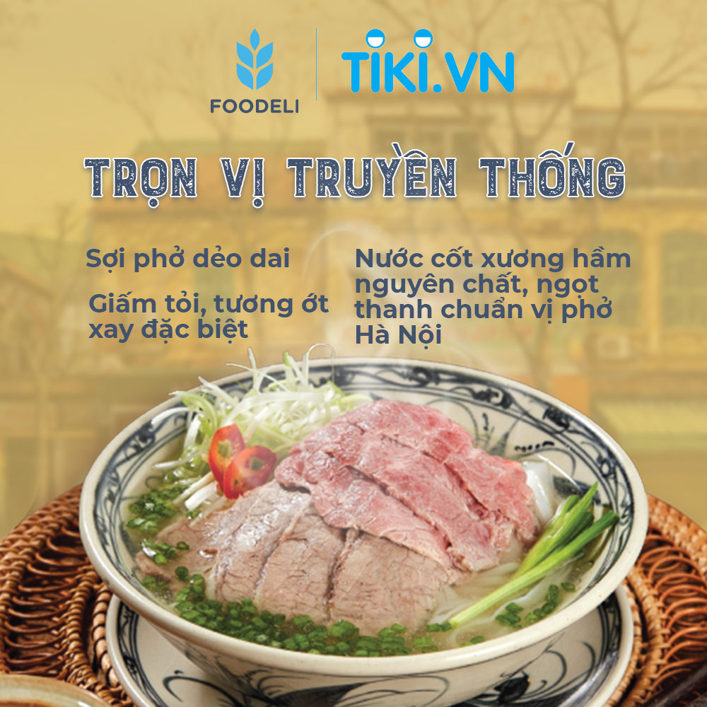 Phở Gánh Hà Nội ăn liền - COMBO 3 THÙNG (Thùng 24x75Gr)