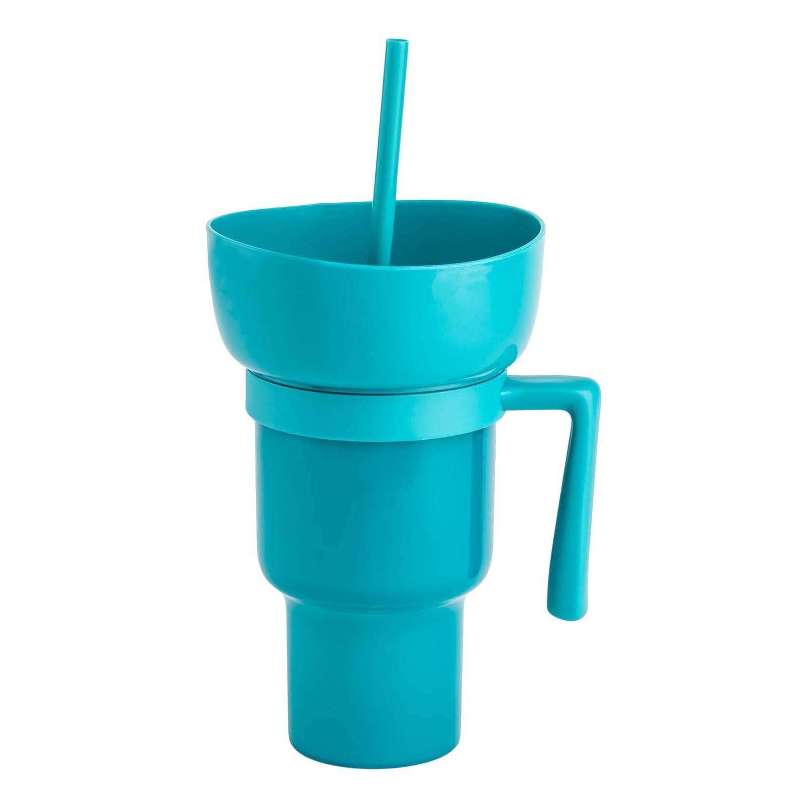 Portable Stadium Tumbler Snacks Cup Snack Bowl for Living Room Bedroom Travel