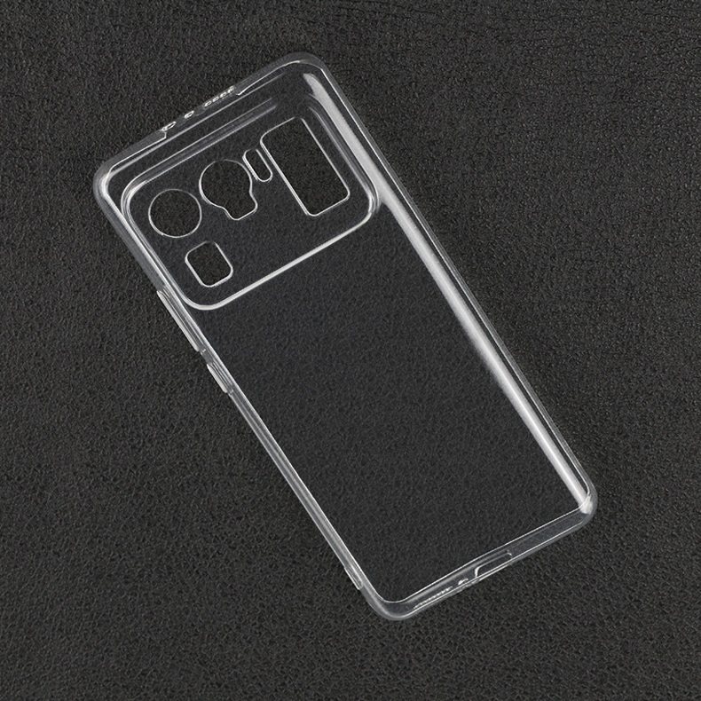 Ốp lưng silicon trong suốt dành cho Xiaomi Mi 11 Ultra dẻo cao cấp