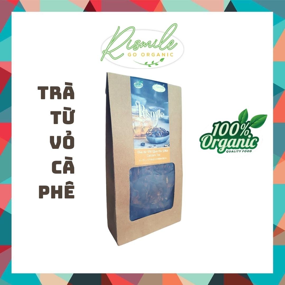 Trà Cascara hữu cơ Rismile 35 gram, trà giảm cân