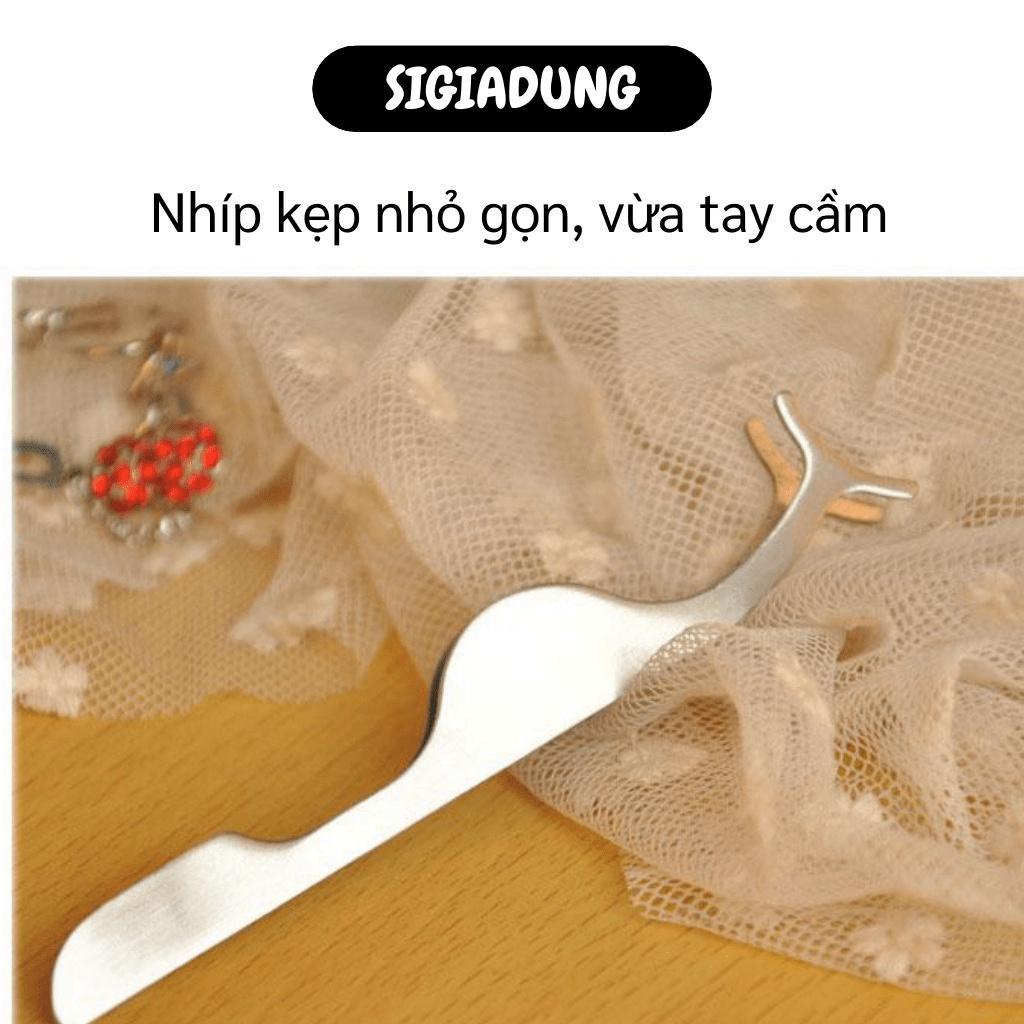 Nhíp - Nhíp Gắp Lông Mi Giả Bằng Thép Không Gỉ Tiện Dụng 4616