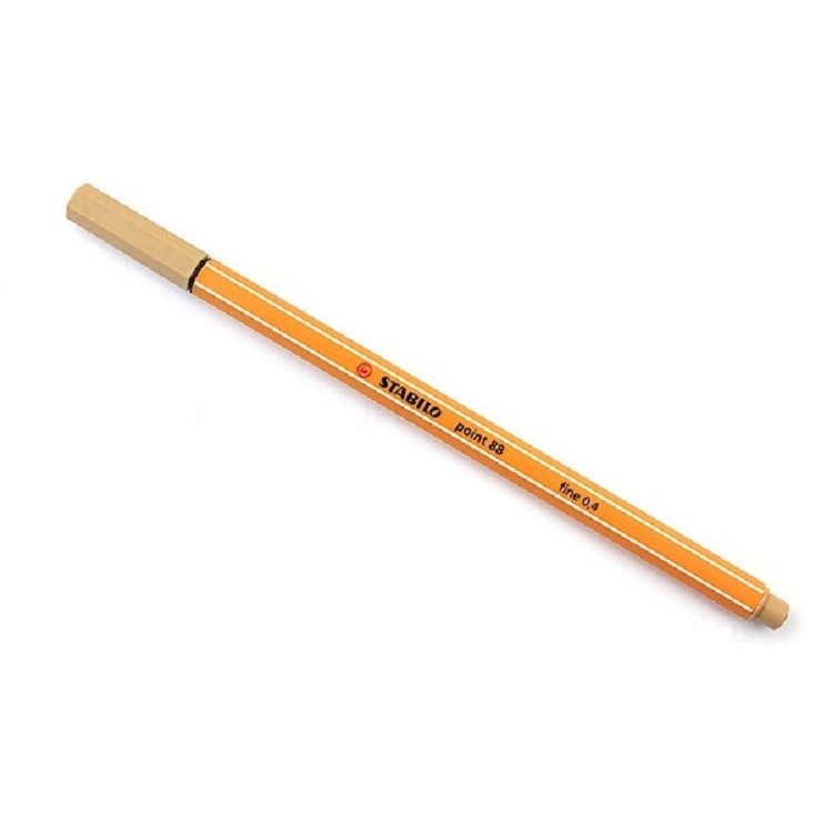 Bút kim màu Stabilo Point 88 - Needle Point - 0.4mm - Màu vàng đất (88/88)