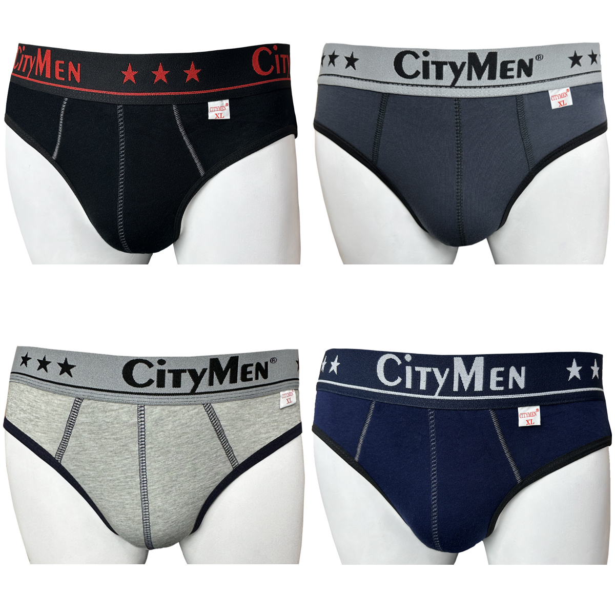 Combo 10 Quần Lót Nam vải cotton 2 chiều co giãn lưng CITYMEN, màu ngẫu nhiên, đồ lót - LMTK-CTM2C