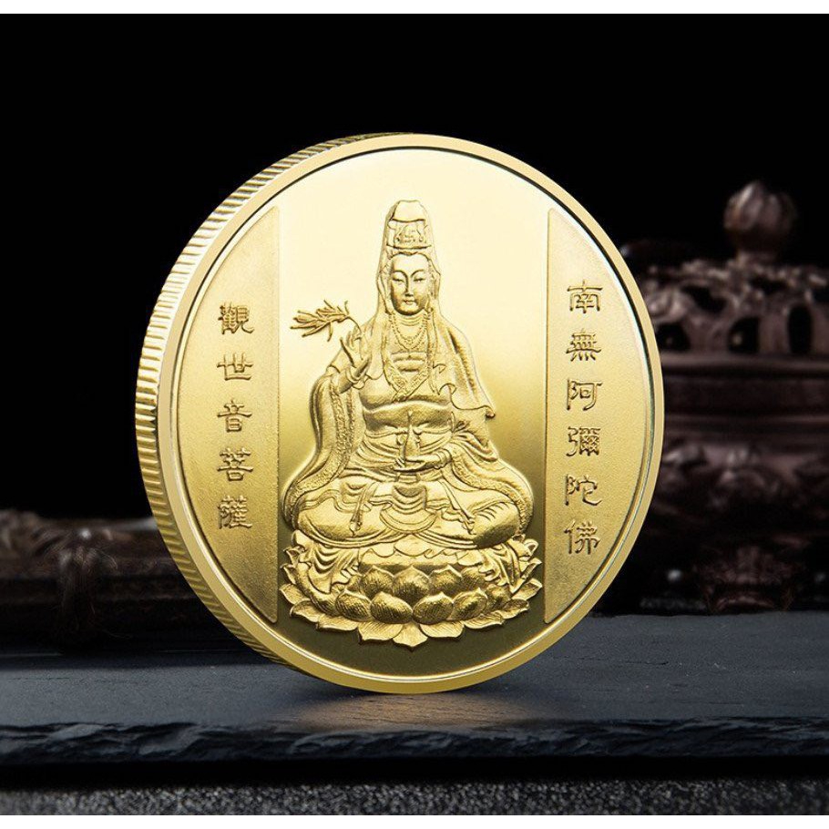 Đồng xu Quan Thế Âm Bồ Tát