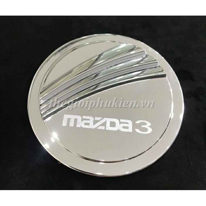 Ốp nắp bình xăng Mazda 3 mạ Crom