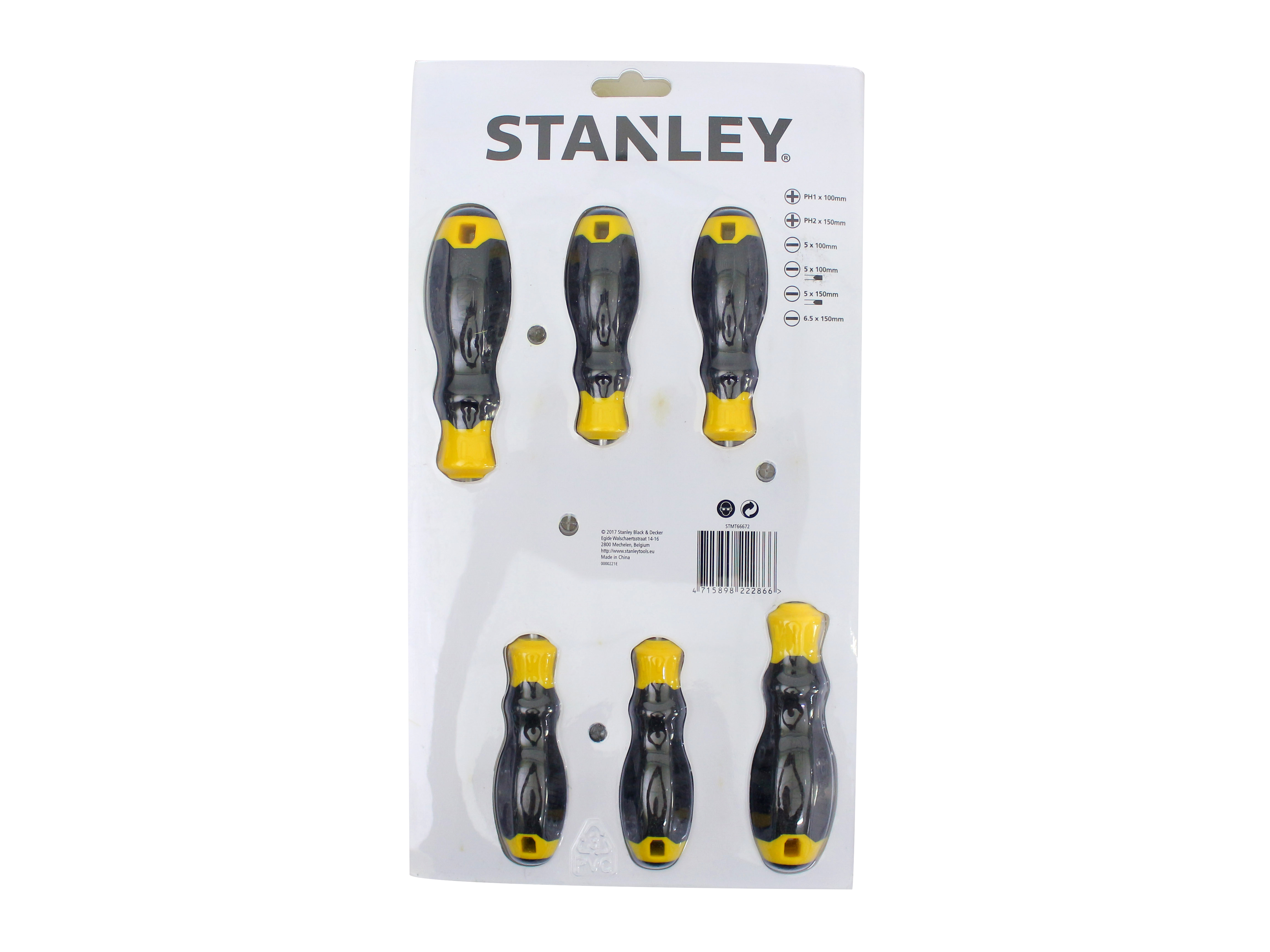 Tua vít bộ 6pc Stanley STMT66672