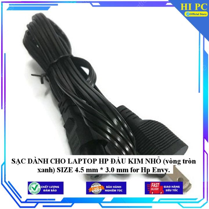 SẠC DÀNH CHO LAPTOP HP ĐẦU KIM NHỎ SIZE 4.5 mm * 3.0 mm for Hp Envy - Kèm Dây nguồn - Hàng Nhập Khẩu