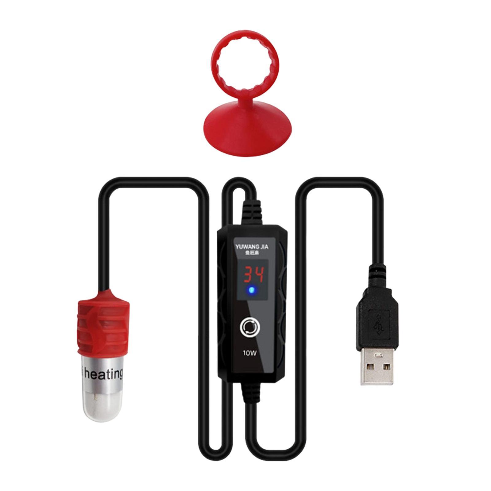 Aquarium Fish Tank Heater Heat Rod Over Temperature Protection Submersible Thermostat for Newts
