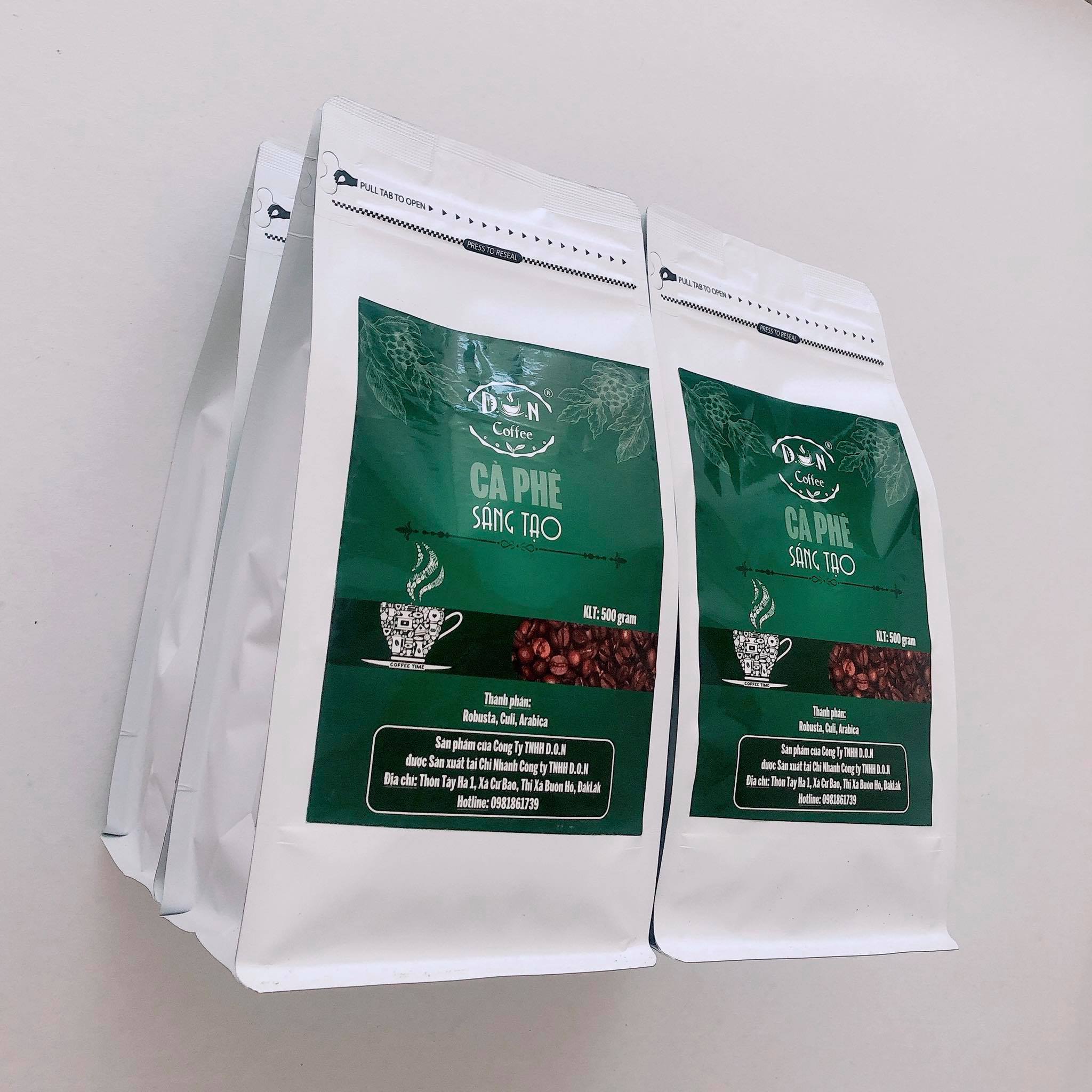 CÀ PHÊ HẠT D.O.N COFFEE SÁNG TẠO  (500 Gram)