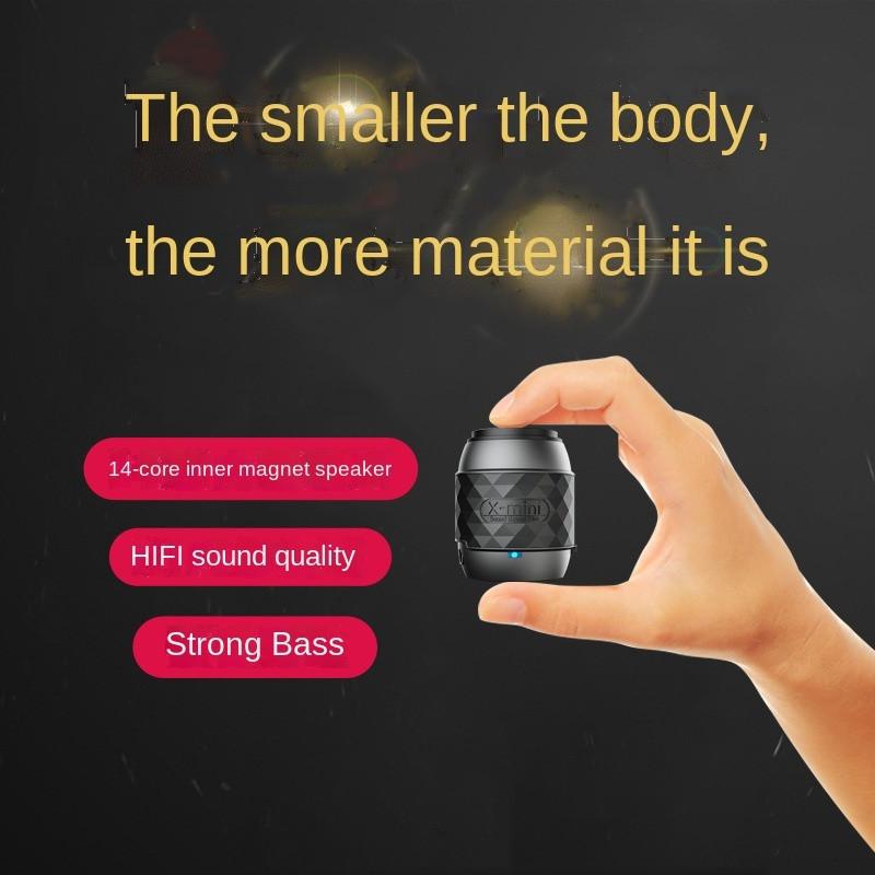Bluetooth Audio Mini X-Mini Subwatiated Loài tin di động không dây Bluetooth loa ngoài trời loa Color: Green Woofer Size/Full-Range Size: Bluetooth