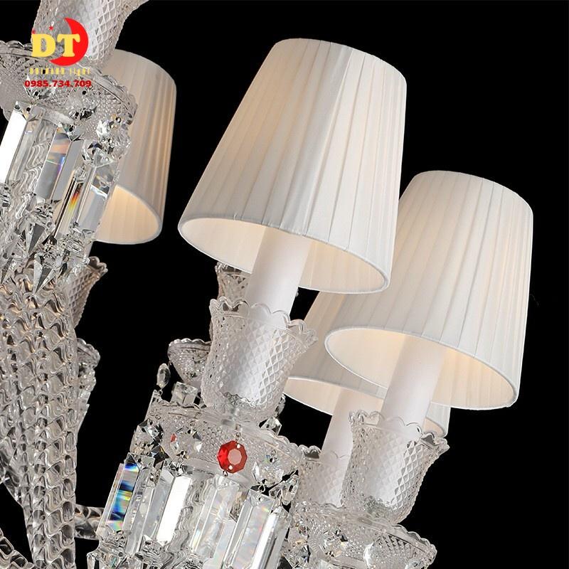 Đèn chùm phale trắng 24 tay cao cấp phòng khách phong cách bắc âu DQM