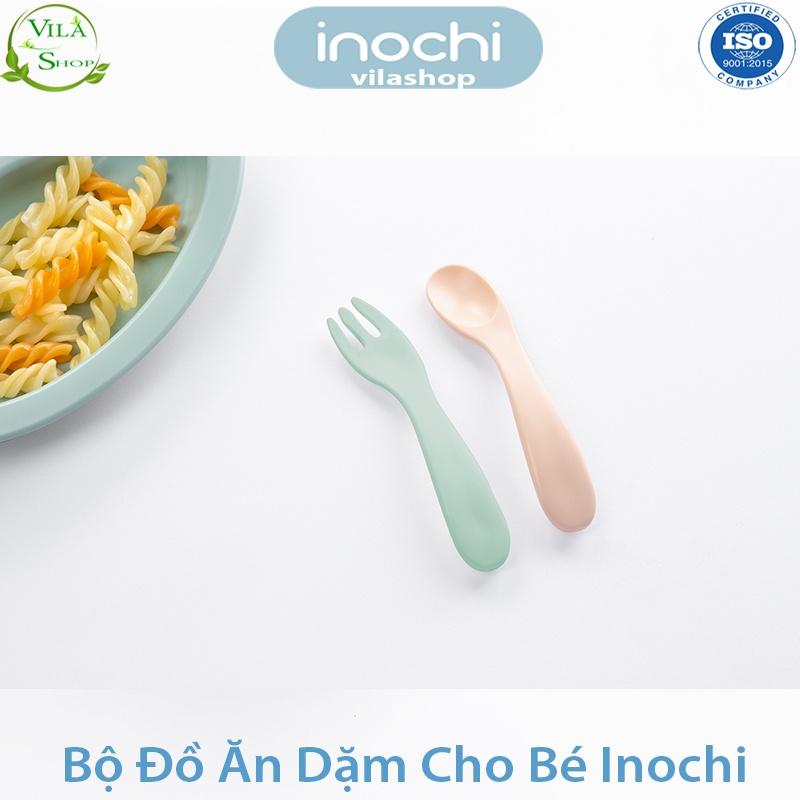 Bộ Ăn Dặm Cho Bé, Bộ Đồ Tập Ăn Cho Bé Nhựa Cao Cấp Inochi - Kháng Khuẩn - Không Mùi - An Toàn Tuyệt Đối