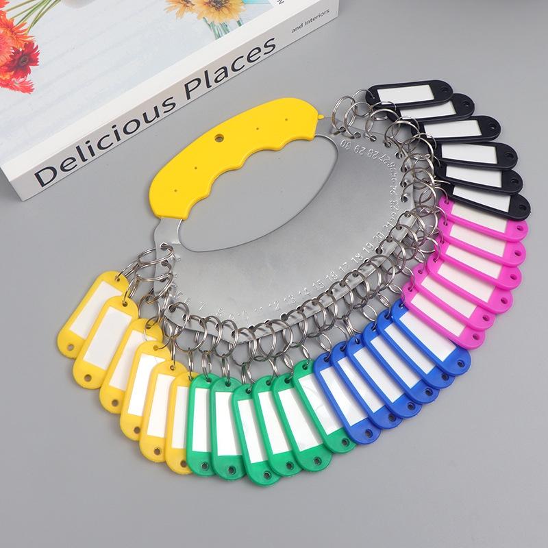 Móc khóa MK1 thẻ tên name tag ghi thông tin Thẻ đánh dấu chìa khóa và ghi chú thông tin vali hành lý valy magic