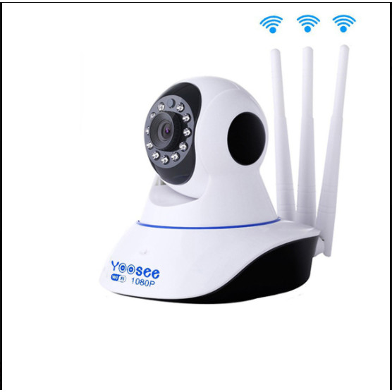 Camera wifi trong nhà Yoosee Z02T 2.0 Full HD, 3 râu, xoay 360 độ , tương tác 2 chiều, hỗ trợ thẻ nhớ lên đến 128G, cảnh báo chuyển động – Hàng nhập khẩu