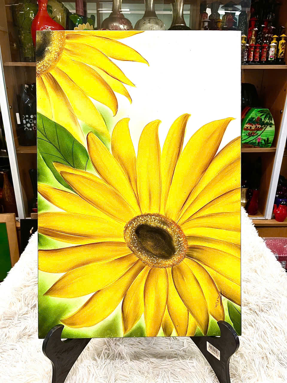 Tranh sơn mài - HOA SEN, HOA HỒNG,....cao cấp size 40x60 cm thích hợp để trang trí, làm quà tặng