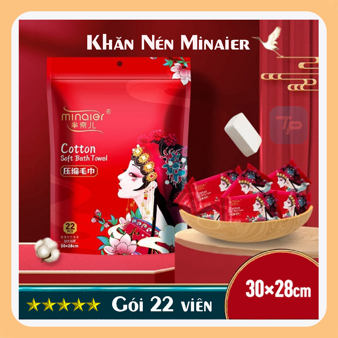 Khăn Viên Nén MINAIER