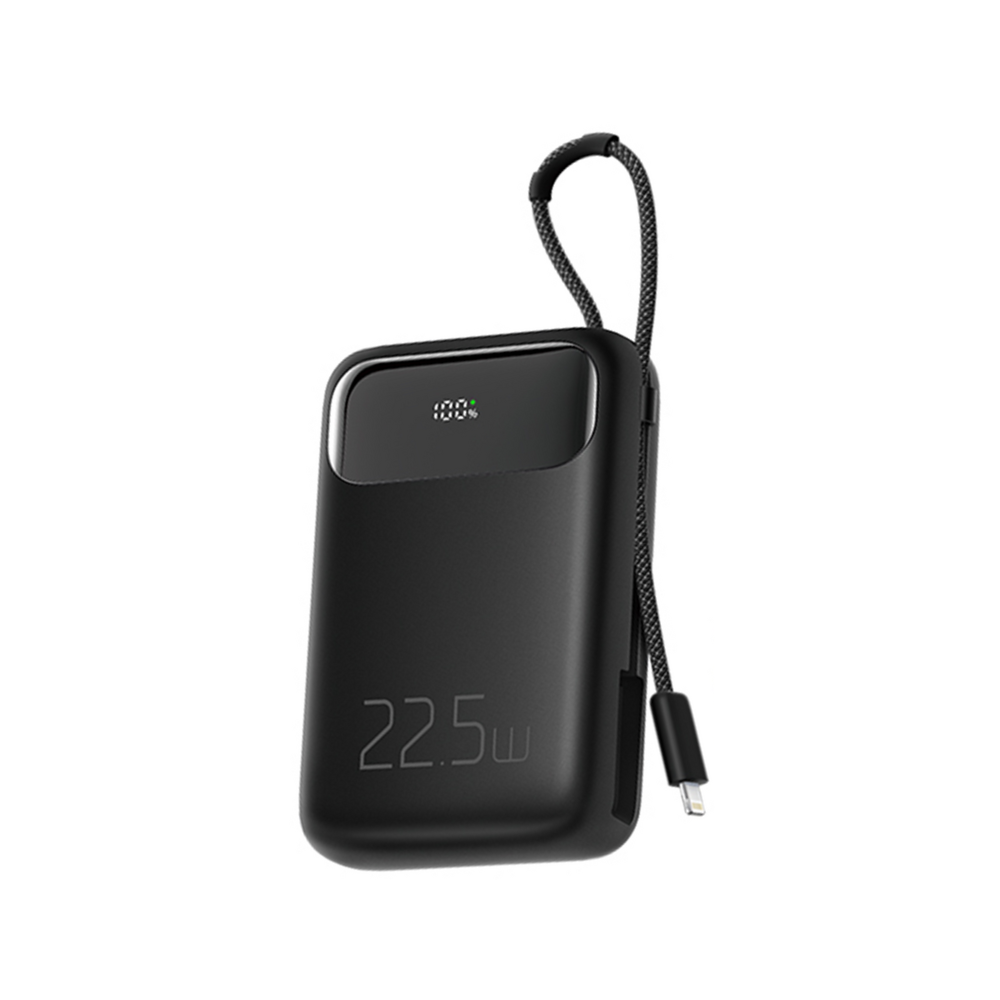 Pin Sạc Dự Phòng Mcdodo Power Bank 22.5W PD digital display with iP cable 10000mAh (Hàng chính hãng)