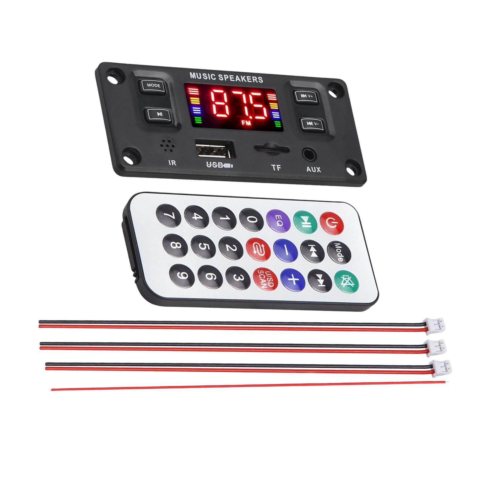 Bluetooth MP3 Board USB TF Radio AUX FM MP3 WMA WAV Ape Stereo