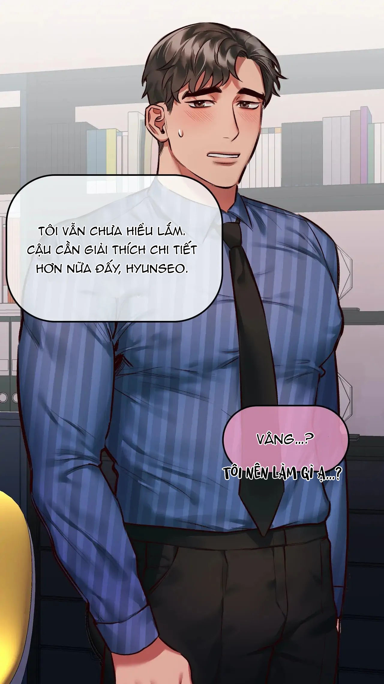 dạy dỗ đồng nghiệp ngực bự mới với sextoy chapter 5 32