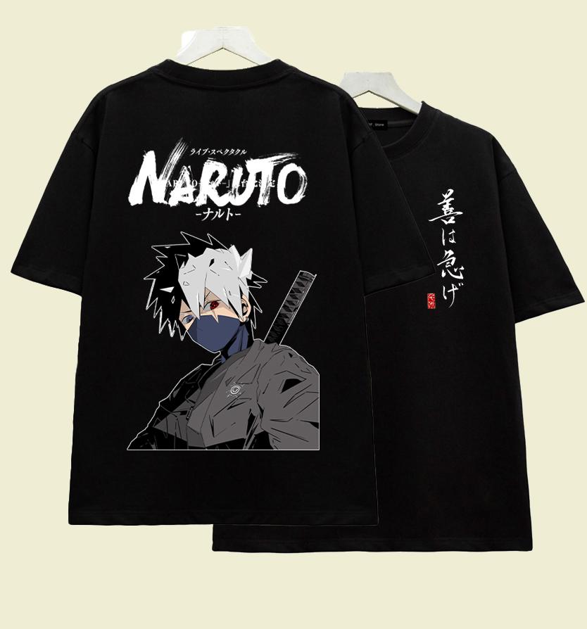 15 Mẫu Áo thun (Đen) Anime Naruto _ nhân vật được yêu thích Tobi - Itachi - Sasuke Unisex. Mẫu áo thun 2 mặt - 7
