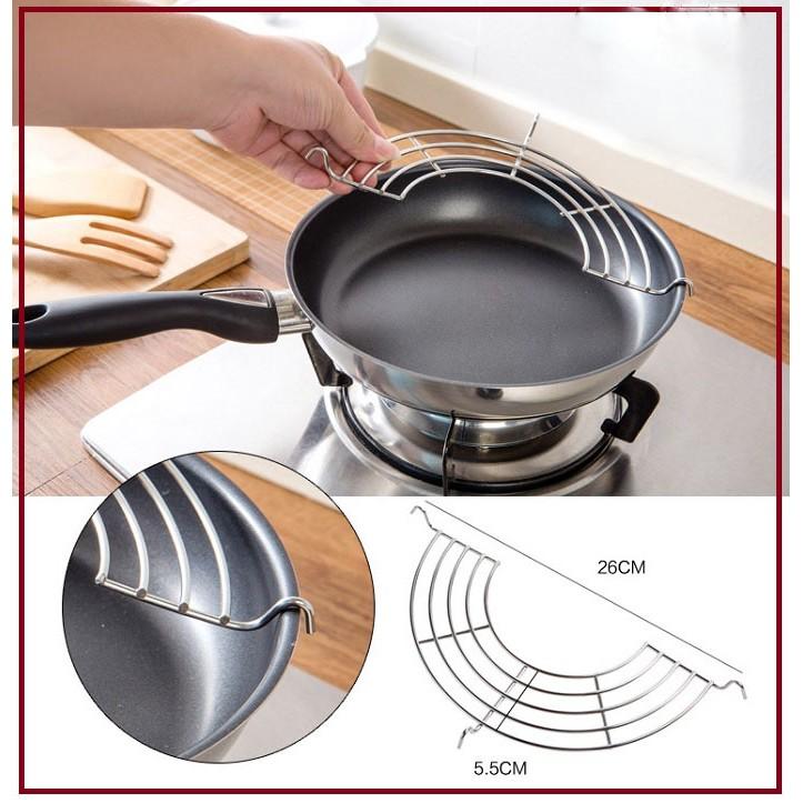 Vỉ Gác Chảo Rán Cao Cấp Bằng Inox