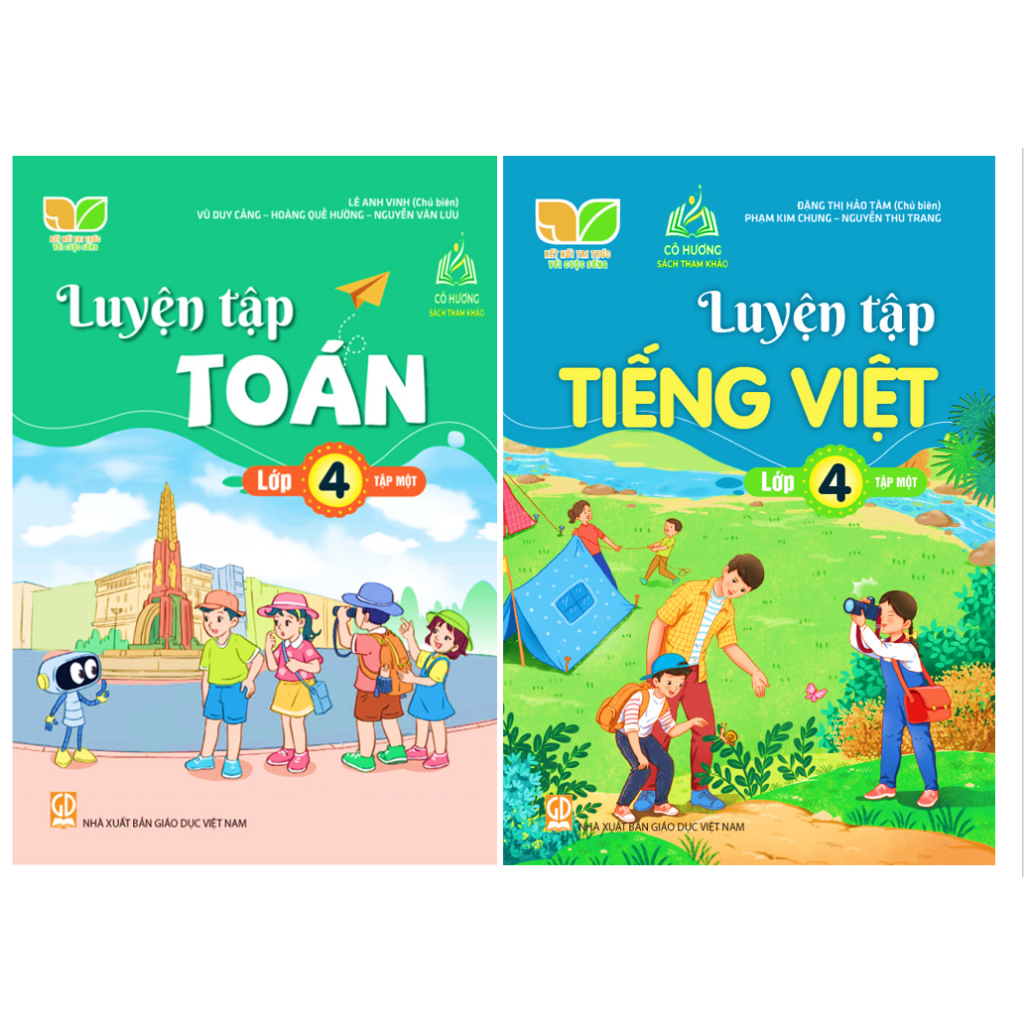 Sách - Combo Luyện tập Toán + Tiếng việt lớp 4 tập 2
