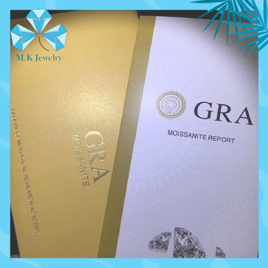KIM CƯƠNG NHÂN TẠO – MOISSANITE NƯỚC D – ĐỘ TINH KHIẾT FL -FULL KIỂM ĐỊNH GRA – GIÁ TỐT NHẤT THỊ TRƯỜNG
