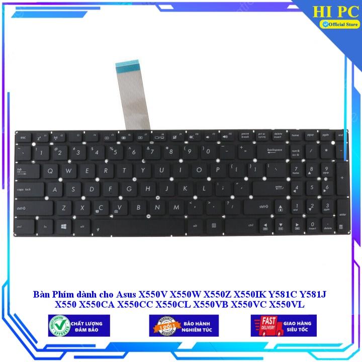 Bàn Phím dành cho Asus X550V X550W X550Z X550IK Y581C Y581J X550 X550CA X550CC X550CL X550VB X550VC X550VL - Hàng Nhập Khẩu