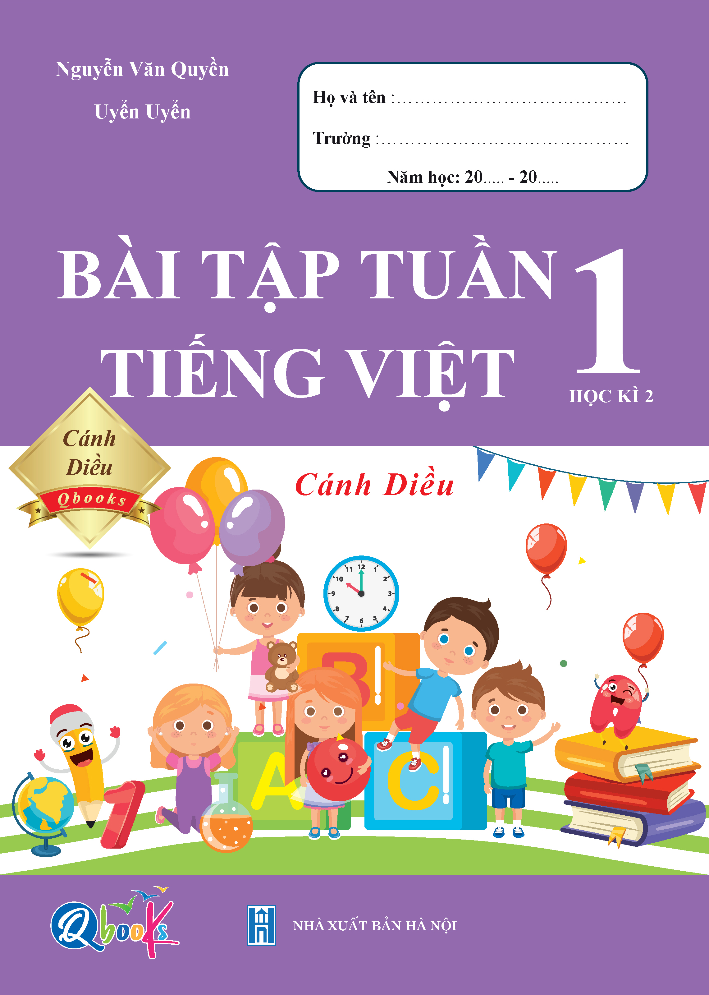 Sách Combo Bài Tập Tuần Toán, Tiếng Việt Lớp 1 - Cánh Diều - BẢN QUYỀN