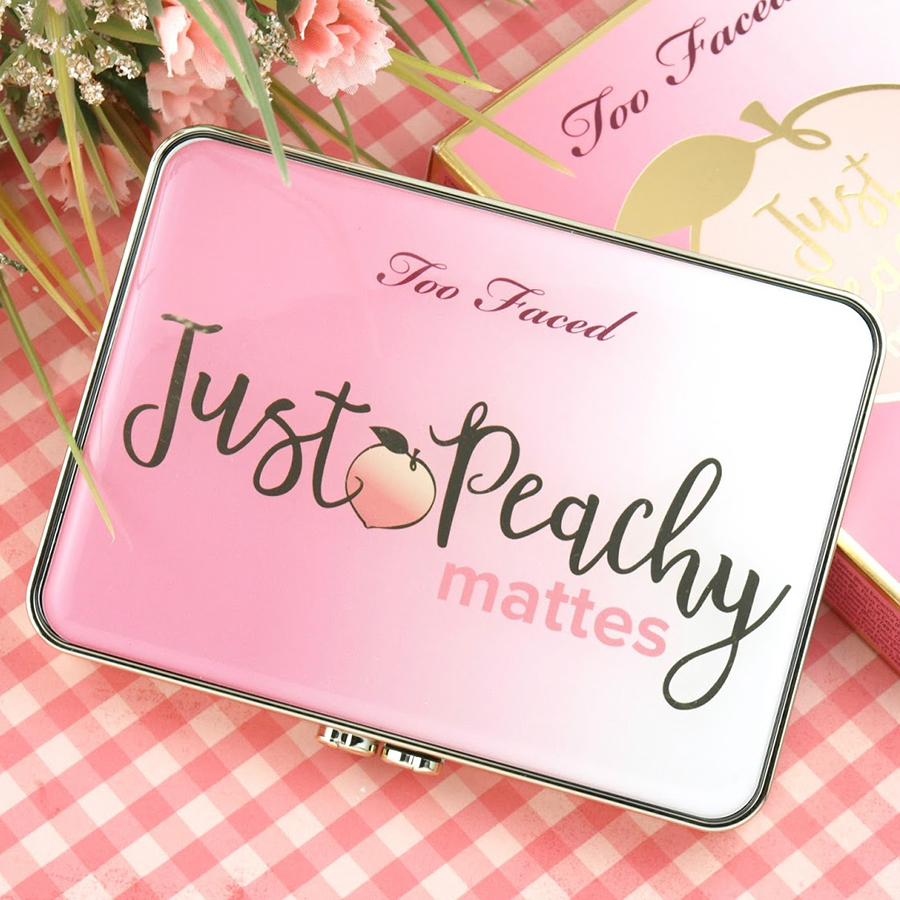 Bảng Phấn Mắt Too Faced Just Peachy Velvet Mattes Eyeshadow Palette Peaches &amp; Cream Collection