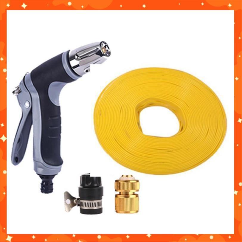 Bộ dây và vòi xịt tăng áp rửa xe tưới cây 3-5M 206817