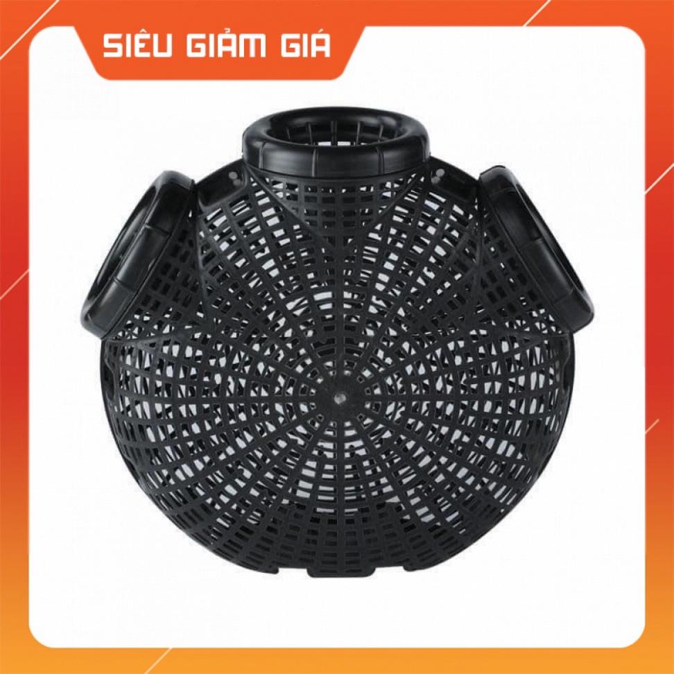 Rọ Bắt Lươn, Bẫy Bắt Cá, Cua, Trạch 3 Lỗ Hiệu Quả, Làm Bằng Nhựa PVC Đàn Hồi, Lắp Ghép Dễ Dàng -