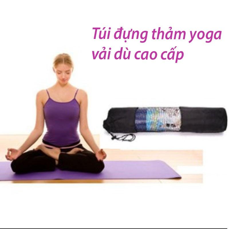 Túi Đựng Thảm Tập Yoga Cao Cấp Túi Đựng Thảm Yoga Dạng Lưới Giữa Có Dây Đeo Tiện Lợi