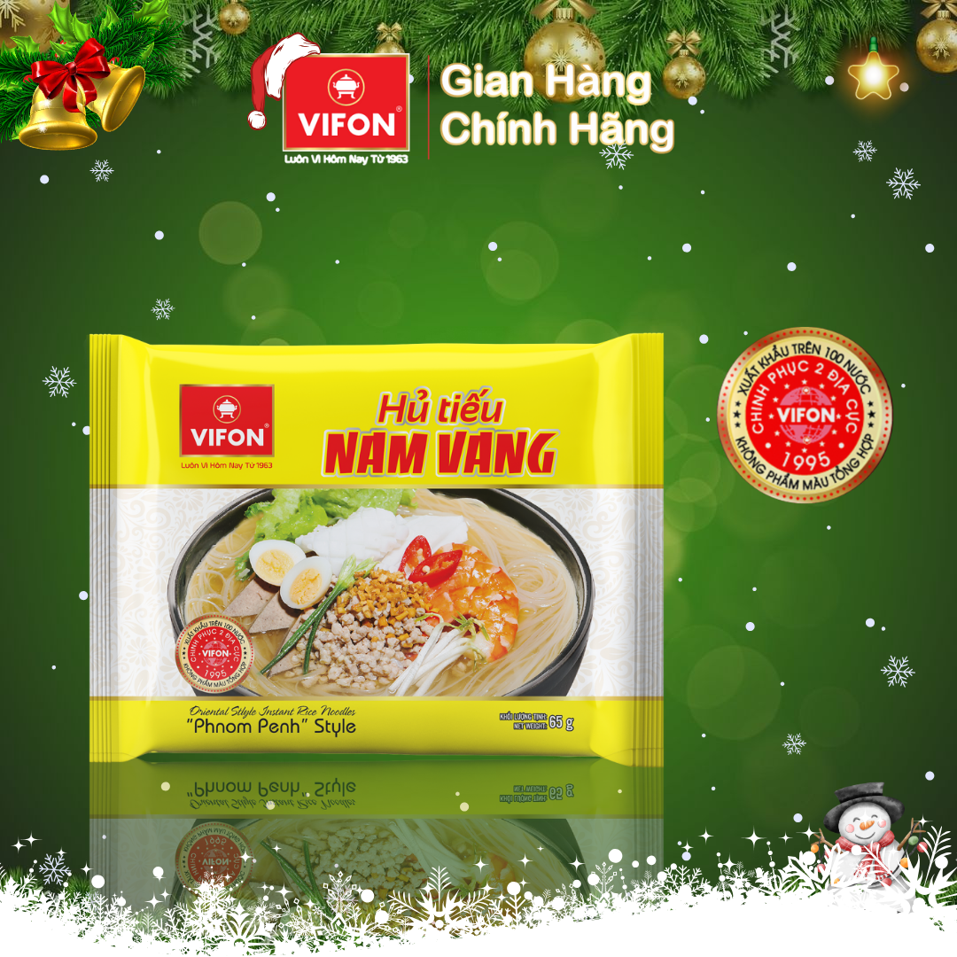 Thùng 30 Hủ Tiếu Nam Vang VIFON  (65g / Gói)