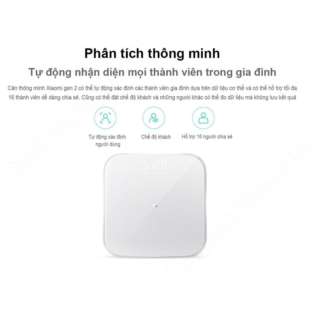 Hình ảnh Cân điện tử thông minh Xiaomi Mi Smart Scale Gen 2 | phân tích BMI | XIAOMI ECOSYSTEM STORE