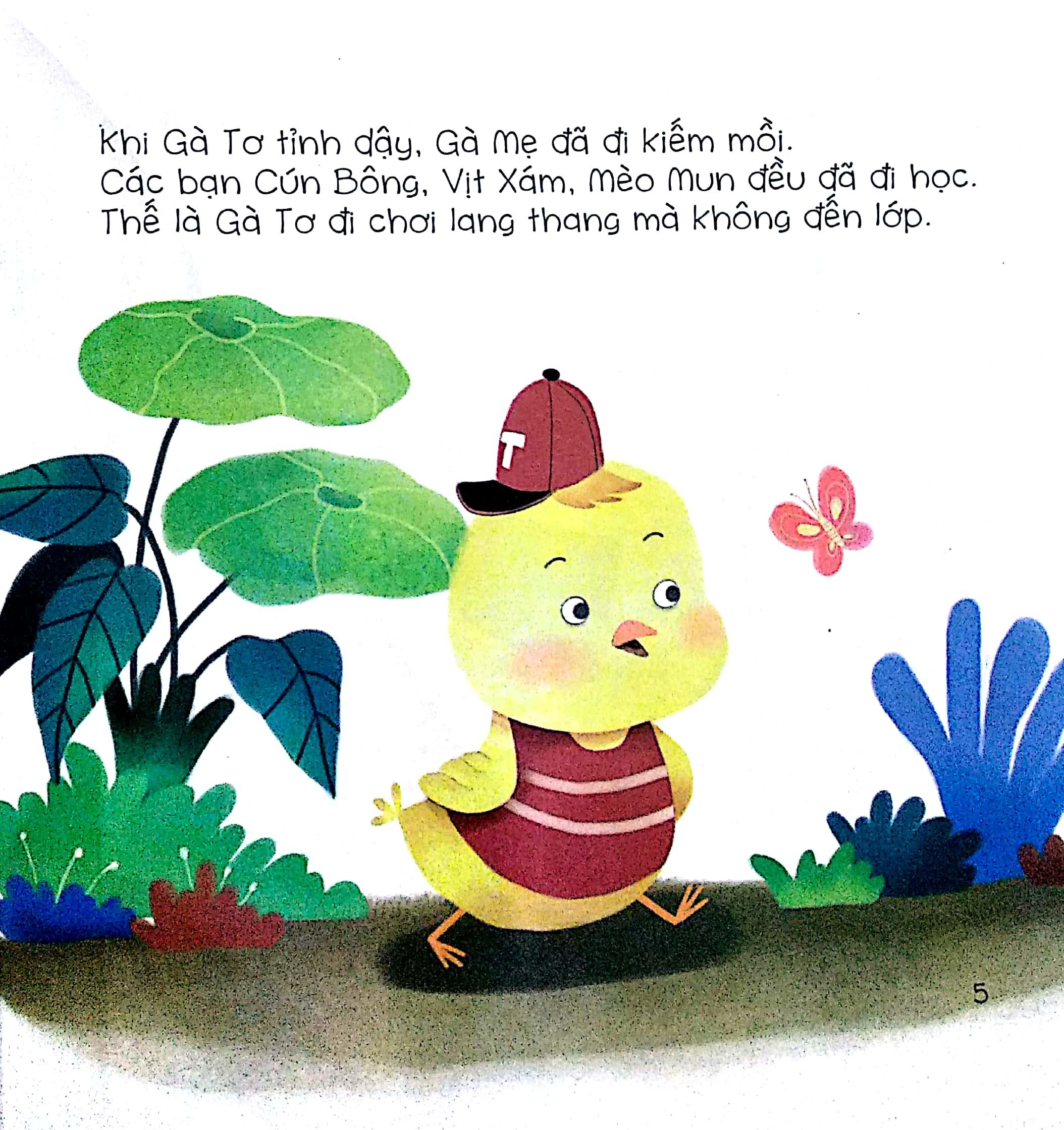 Bé Tập Kể Chuyện - Mỗi Tuần Một Câu Chuyện - Gà Tơ Đi Học (Tái Bản)