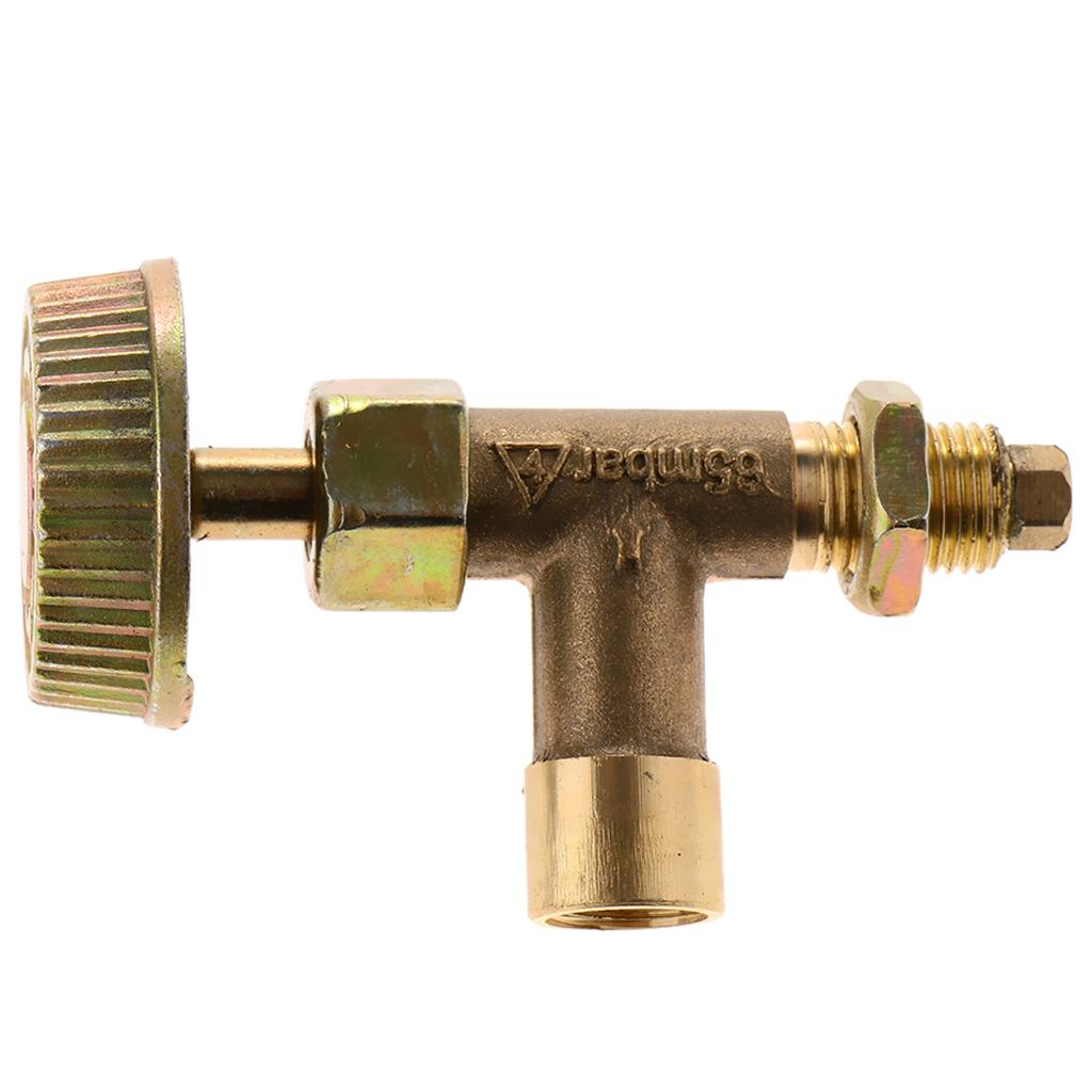 2xGas Connector Shut Off Valve Gas Brass Adapter Gas Ball Valve