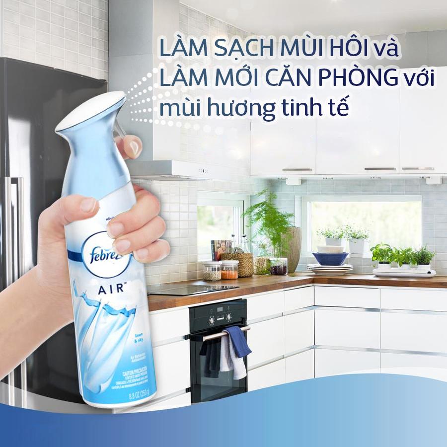 Xịt Thơm Phòng Febreze Linen Sky 250g