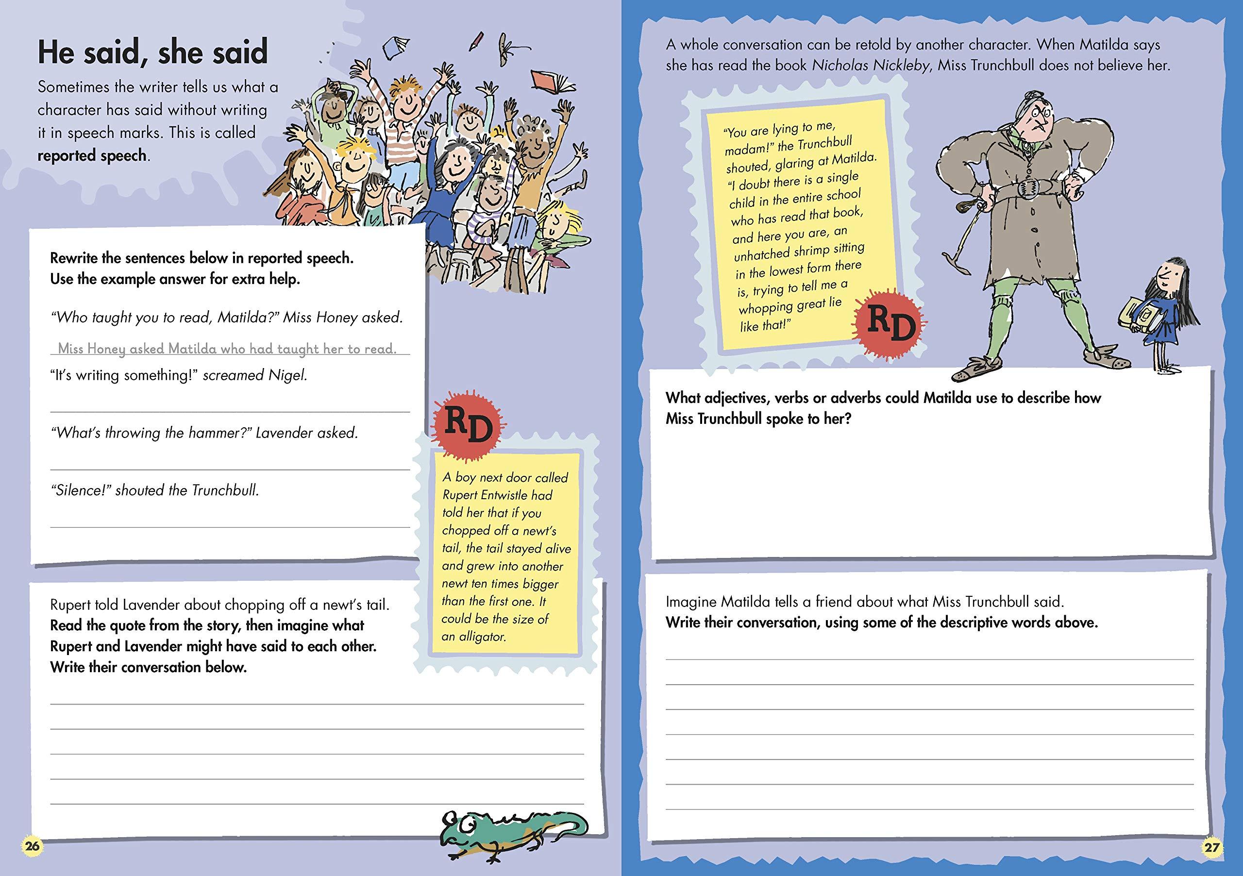 Roald Dahl's Creative Writing With Matilda: How To Write Spellbinding Speech (Roald Dahl Creative Writing)