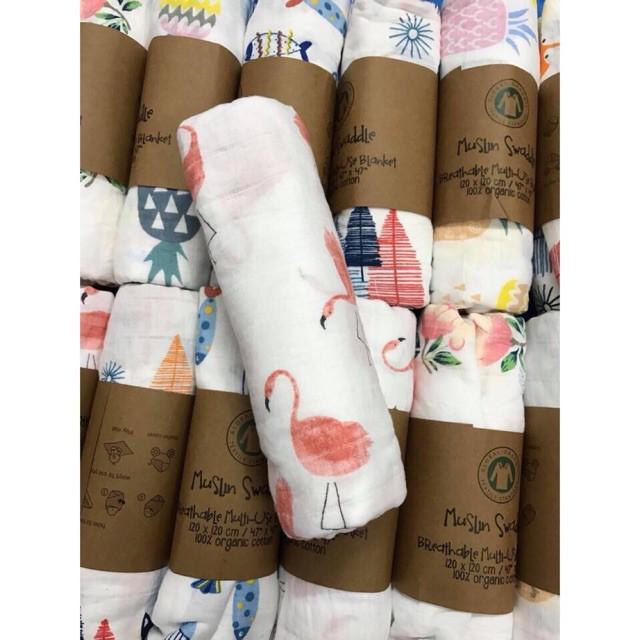 KHĂN TẮM CHO BÉ SƠ SINH MUSLIN CHO BÉ TRAI BÉ GÁI mềm đẹp