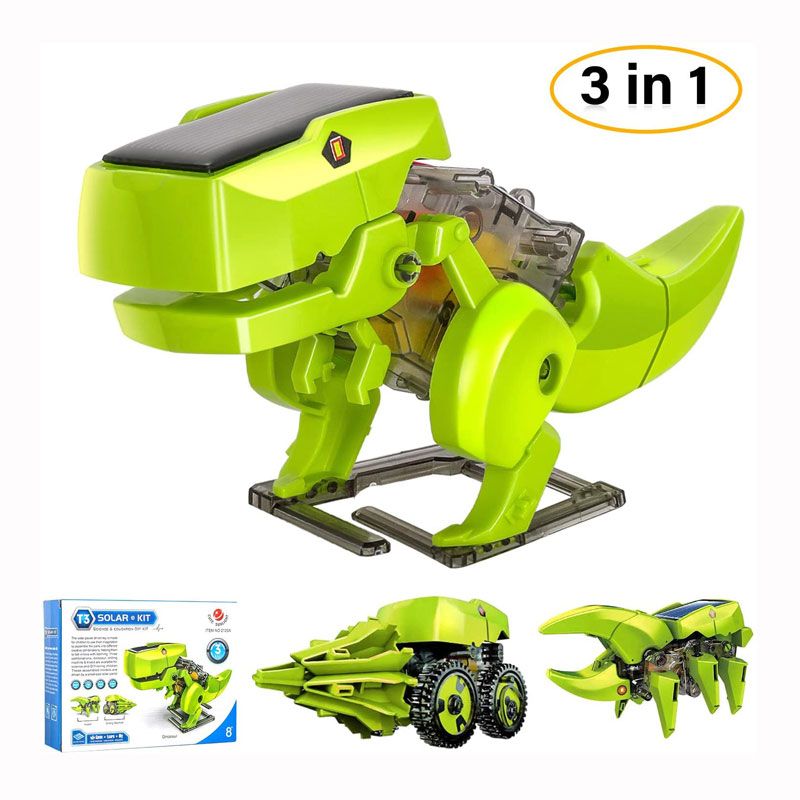ĐỒ CHƠI STEM BỘ LẮP RÁP NĂNG LƯỢNG MẶT TRỜI T3 KHỦNG LONG T-REX