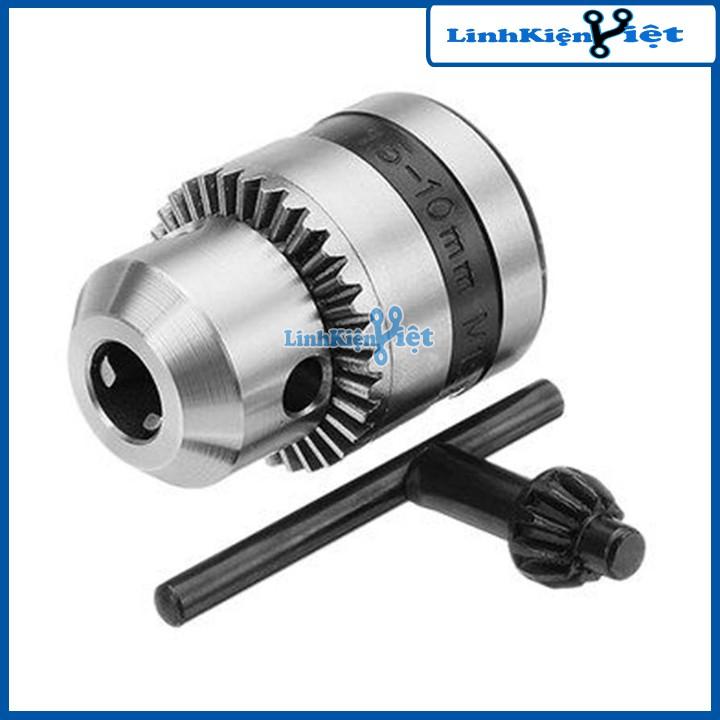 Combo đầu kẹp mũi khoan 3 chấu và đầu nối trục B10-5 có ốc vặn
