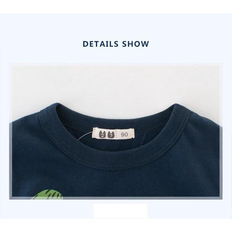 TA30229 Áo cotton dài tay Cá Sấu 27Kids 308309