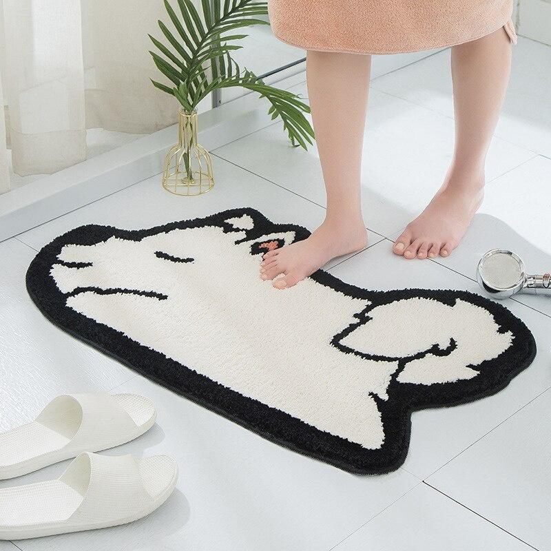 Cartoon Creative Non-slip Mat, Bathroom Balcony Floor Mat, Bathtub Absorbent Mat, Door Absorbent Mat, Household Carpet