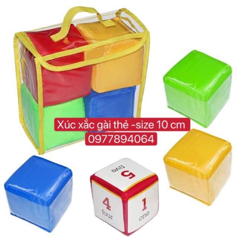 Xúc xắc gài thẻ - pocket dice - size 10cm