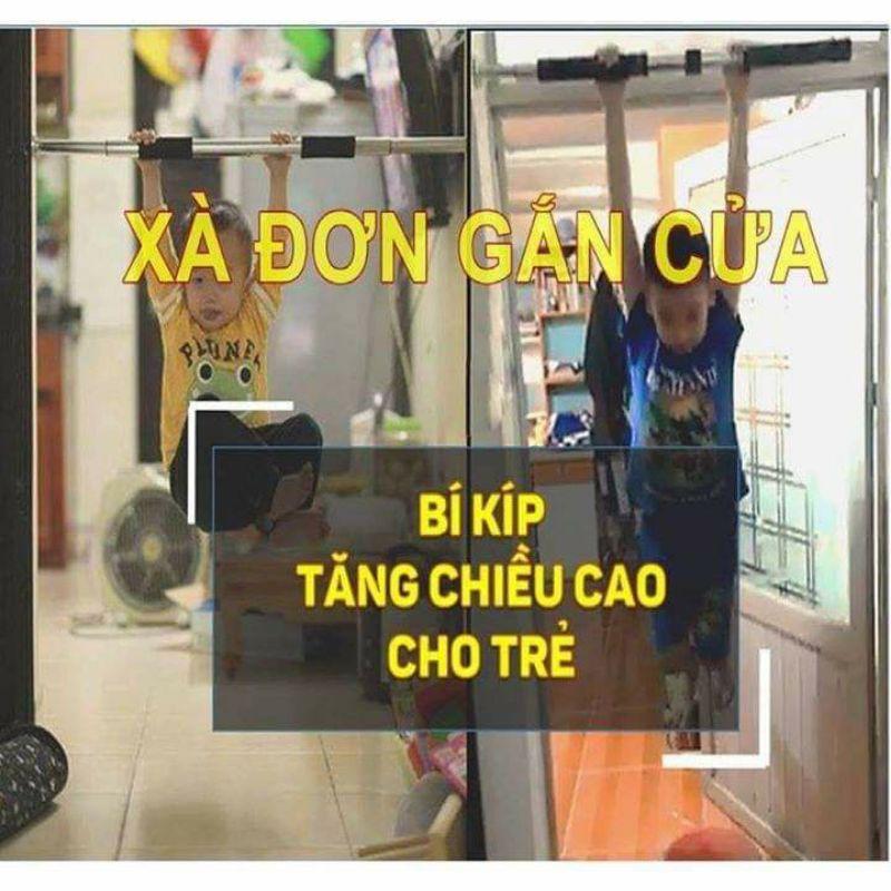 Xà đơn gắn cửa siêu chắc chắn tập thể hình tại nhà ( kt. 80cm x 1.3m và 60cm x 1m)