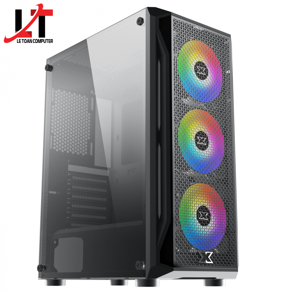 VỎ CASE XIGMATEK GAMING X 3FX - GAMING ATX (KÈM 03 FAN XIGMATEK X20 ARGB) - HÀNG CHÍNH HÃNG