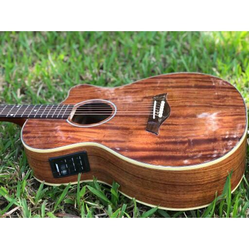 Đàn guitar acoustic FULL ROSEWOOD lắp EQ Fis301 tặng kèm 8 món phụ kiện