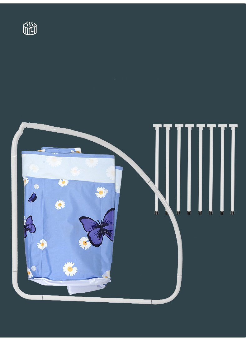 Bồn Tắm Gia Đình Hình Tam Giác Có Thể Đặt Góc Tường Spa Bathtub Có Thể Gập Gọn